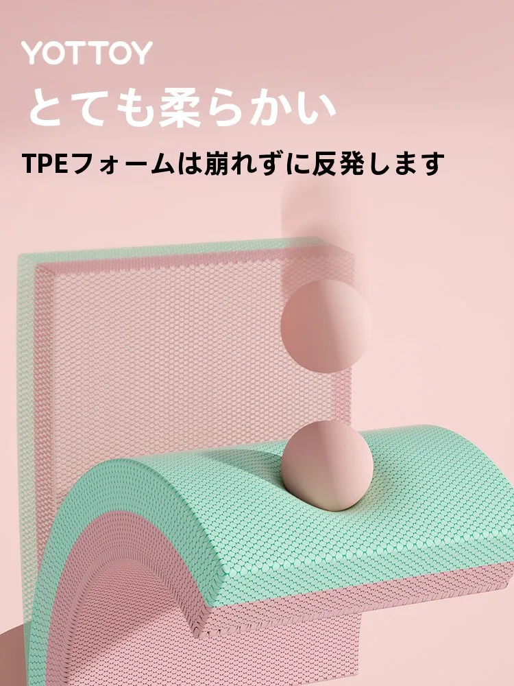 厚手バランスパッド：フィットネス・コアトレーニングに最適なTPE・EVA構造のクッションマット