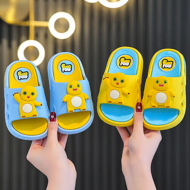 子供用スリッパ【カートゥーンデザイン・防滑・夏用・静音仕様】