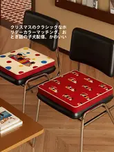 可愛い犬デザインのスクエアクッション【リビング用・子供向け・読書用】