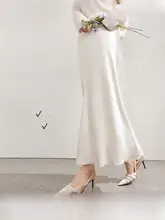 極上の柔らかさ！Aラインデザインのフレアスカート【魚尾スタイル・ロング丈・春夏用】