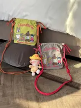 ボールチェーン刺繍ミニショルダーバッグ【夏用・スマホ対応・鍵と小銭用】