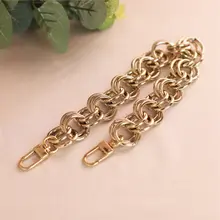 ハンドバッグ用金具付きチェーン【高級感のあるメタルチェーン・斜め掛け対応】