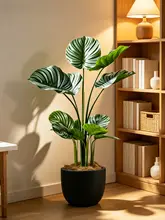フェイクプランツ スイカ葉 屋内 小さな観葉植物 インテリア