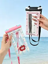 スマホ防水ケース タッチパネル対応 水中撮影 密閉 首掛け かわいい 水泳 プール 潜水 アウトドア