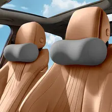 車用ヘッドレスト＆ネックピロー【運転席用・腰サポート・クッション】