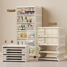 隙間にぴったり！キッチン用極細収納キャビネット【壁面設置・省スペース・収納力アップ】