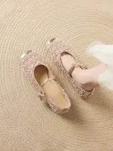 シルバーの浅い口のバレリーナシューズ【フラット・フレンチマリージェンスタイル・ラメ入り】