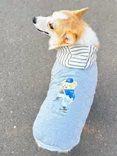 中型犬用 フード付きペットウェア【春用・快適な着心地】（セットアップ対応）