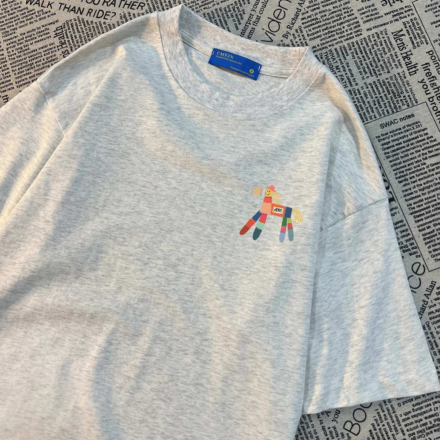 tシャツ 2枚重ねで失敗しない方法は？アメリカンヴィンテージ風の小馬プリントTシャツが解決する