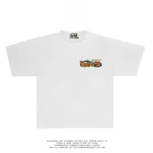 ユニークデザインのオーバーサイズ半袖Tシャツ【カジュアル・ストリートスタイル・通勤適用】