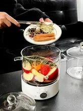 耐熱高硼珪酸ガラス製 ホットワイン用煮込み鍋【大容量・直火可・電気陶炉対応】