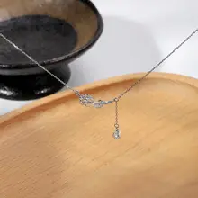 925純銀製の花モチーフネックレス【シンプルで高級感あるデザイン・優しい雰囲気】