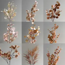 秋色の葉を使用した造花装飾【結婚式・インテリア・庭園デザイン】