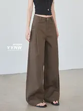 アメリカンビンテージ風プリーツデザインのデニムパンツ【夏用・フィット・スリム効果・長丈】（セットアップ対応）