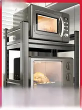 マルチ機能 キッチン収納ラック【電子レンジ・オーブン・炊飯器用・多段式】