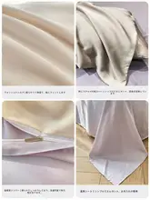 アイスシルク製 四点セット 夏用ベッドシーツ・冷却掛け布団カバー【寮用・寝具】（セットアップ対応）