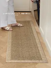 キッチンマット 長型ラグ 洗える 汚れにくい 滑り止め付き 吸水 吸油 シンプル イタリアン風 家庭用