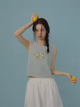 手編みニットベスト【レトロフレンチスタイル・透かし編み・女性用】