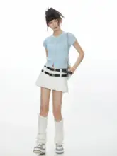 半袖Tシャツ 女性 夏用 ボディフィット 冷感 カーディガン