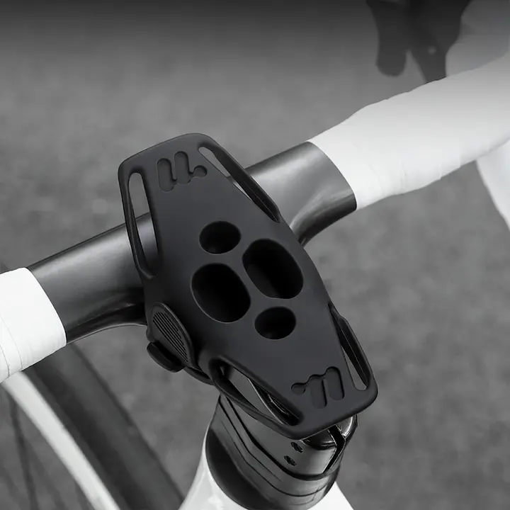 自転車用スマートフォンホルダー【シリコン製・防震設計・マウンテンバイク・ロードバイク対応】