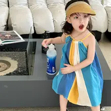 夏用女児ワンピース【サマースタイル・薄手・ストラップタイプ】