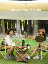 ポータブル充電式アウトドア扇風機【超長持ち・デスク用小型ファン】