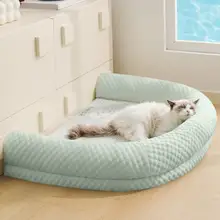 猫用冷却マット【洗濯可能・ソファ型・四季対応】