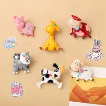 可愛いデザインのカートン冷蔵庫マグネット【樹脂製・立体・装飾用】