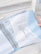 ファイルバインダー クリア リフィル 学生用 テスト収納 書類整理 仕分け