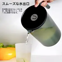 耐衝撃冷水ポット【家庭用・超大容量・耐高温・メジャー付き・プラスチック製】