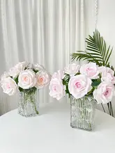 上品なバラの造花・リビングやダイニング用インテリア装飾【アーティフィシャルフラワー】