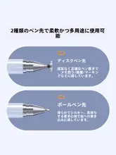 タッチペン【互換性・平面タブレット用・手書き・絵画・学習用】