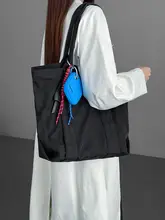 軽量トートバッグ【ナイロン製・大容量・通勤用・ショルダーバッグ】
