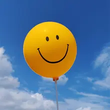 スマイルバルーン 子供の誕生日パーティー 装飾 ラテックス 素材