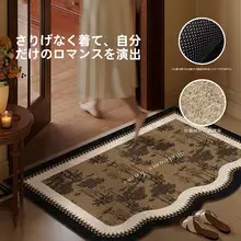 中世スタイルの玄関ドア フロアマット 家庭用滑り止めと耐摩耗性