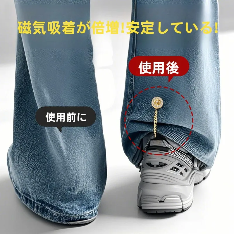 漢服用 袖付きシャツは強力マグネットで裾固定が可能