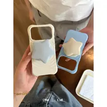 星形マカロンデザインの液状シリコン磁気吸着スマホスタンド【デスク用・伸縮式】