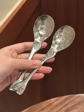高級純チタン製デザインスプーン【使いやすい・大人用・子供用】