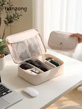 レザー製デジタルカメラ収納バッグ【パスポート＆デジタルアクセサリー収納・旅行用】