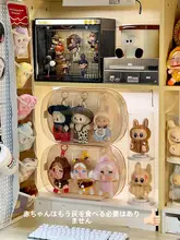 フィギュアケース クリア スタック可能 防塵 ディスプレイラック デスク ぬいぐるみ マスコット チャーム 収納