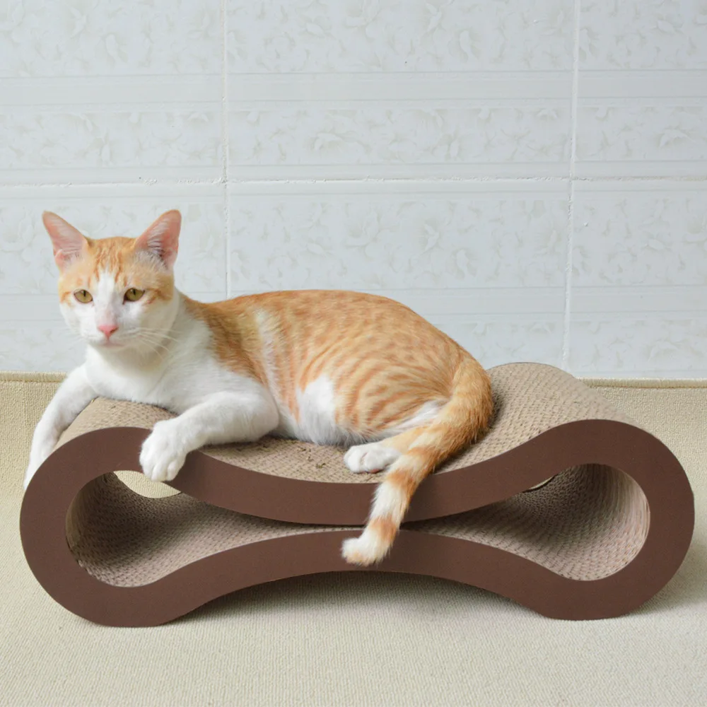 猫飼いが買ってよかったもの・悪かったもの正直に言う：波形段ボール製8字型キャットスクラッチャーの設計と効果