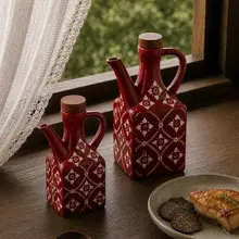 オイルポット 酢ボトル 調味料ボトル セラミック 細口 垂れにくい 小分け 飲食店 業務用 キッチン