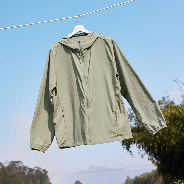 軽量で通気性の良い防晒衣【男性用・アイスシルク・スポーツジャケット・釣りやサイクリング向け】