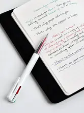 KACO多機能カラーボールペン【黒・赤・青・緑の4色・0.5mm・学生向け・日常書き用】