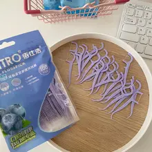 デンタルフロス 糸ようじ 極細 ブルーベリー味 虫歯予防 歯間クリーナー 携帯用 ファミリーパック
