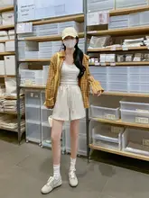 快適な履き心地！高腰ハイエンド感のある無地ショートパンツ【夏用・極上の柔らかさ・スタイルアップ効果】（セットアップ対応）