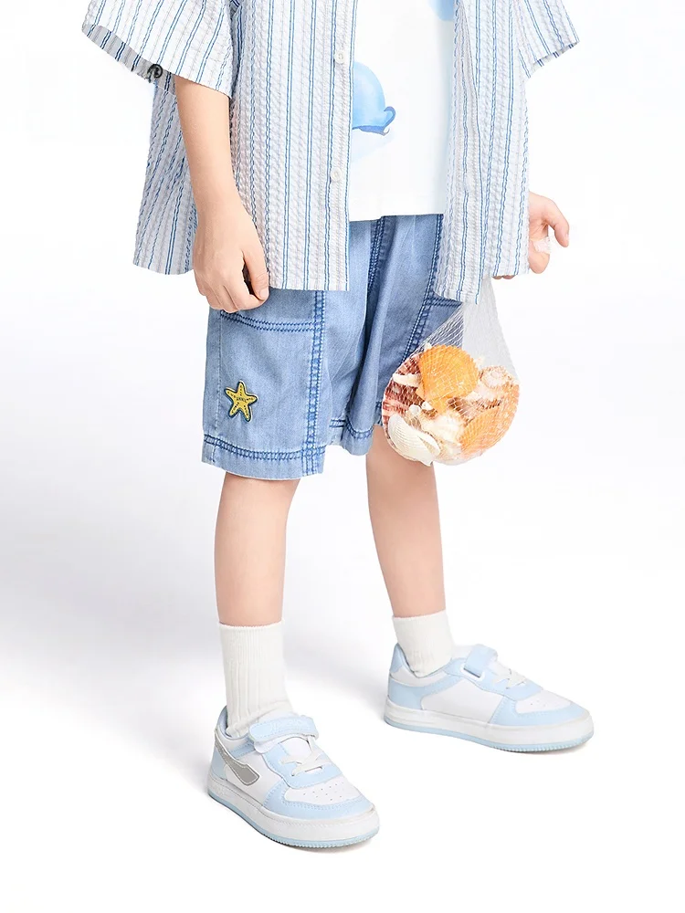 男の子用デニムショートパンツ：夏用カジュアルスタイルの綿混素材選定ガイド