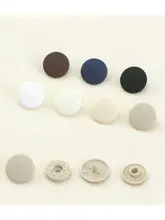子供服用 マットなT型ボタン【シンプルカラー・穴あけ不要・DIY用】