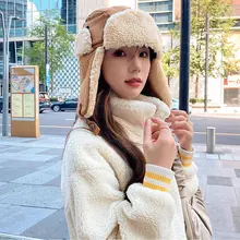 秋冬用 志願者スタイル 耳あて付き防寒帽子【加熱・厚手・防風・男女兼用】