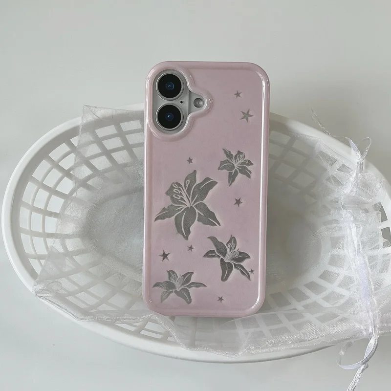 ハンドメイドのフラワーデザインiPhoneケースはベタベタしないのか？